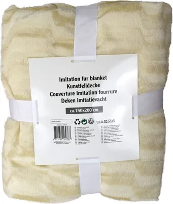 Produktbild von Kuscheldecke Polyester mit der Größe von 150x200cm verschiedene Farben