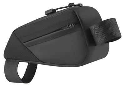 Image de Sacoche de cadre pour vélo, sac triangulaire, unisexe, noir