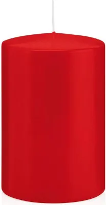 Produktbild von INNA-Glas Wachskerze Maeva, rot, 15cm, Ø 10cm, 113h -  Germany - Stumpenkerze - Windlicht Kerze