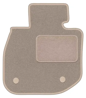 Image de Tapis conducteur en moquette pour BMW iX1 depuis 2022 (crossover) – 1 pièce, beige, sur mesure – Wielganizator LUX