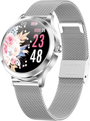Zdjęcie produktu dla Smartwatch dla kobiet, 1,32-calowy ekran dotykowy HD, wodoodporny IP68, z monitorowaniem tętna / snu, monitor fitness z wieloma trybami sportowymi