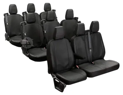 Produktbild von Kunstleder Sitzbezüge für 9-Sitzer Mercedes Vito W447 ab 2014