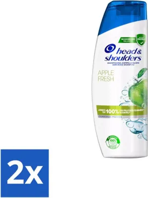 Produktbild von Head & Shoulders Anti-Schuppen-Shampoo – Apfelfrisch – 285 ml - Vorteilspack - 2 Stücke