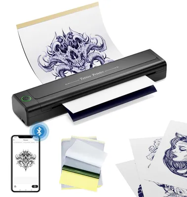 Immagine prodotto di Stampante per stencil tatuaggi Stampante per tatuaggi - Bluetooth - 2000 mAh - Portatile