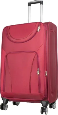 Produktbild von Stoffkoffer mit 4 Rollen Maribor Rot Gr. L 68 x 41 cm 60 L ca. 3kg Trolley Koffer