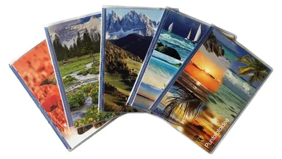 5 Fotoalben transparent 10x15 cm für 200 Fotos