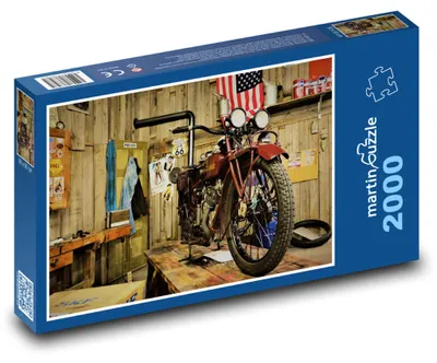 Obrázek produktu pro martinpuzzle - Puzzle 2000 - Garáž - dílna, motorka