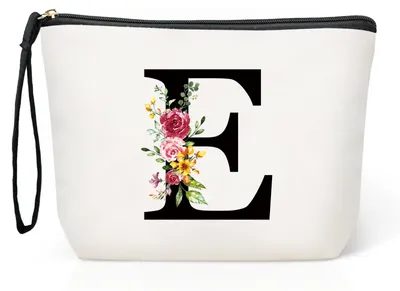 Productafbeelding van Grote make-uptas, van canvas, ruim, voor dames, make-up tas voor op reis
