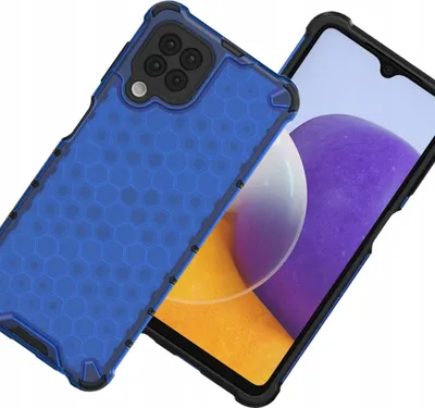 Produktbild von Honeycomb Etui Case Hülle für Samsung Galaxy A22 4G Blau