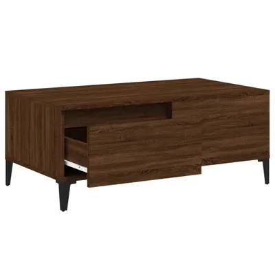 Produktbild von vidaXL Couchtisch Braun Eichen-Optik 90x50x36,5 cm Holzwerkstoff