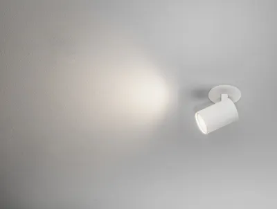 Image de Astro Ascoli - 1 Luminaire encastré blanc, GU10