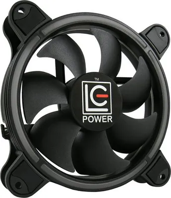 Productafbeelding van LC-Power LC-CF-RGB-COMBO, Ventilator, 12 cm, 1200 RPM, 1500 RPM, Zwart