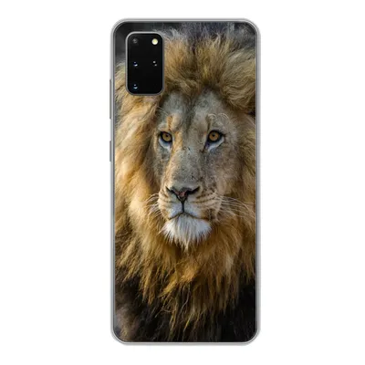 Produktbild von MuchoWow® Handyhülle Schutzhülle Hülle für Samsung Galaxy S20 Plus Löwe - Porträt - Wild Silikon Softcase Handy Hülle - Hartschale