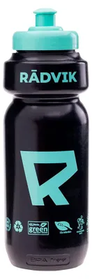 Produktbild von Radvik - Wasserflasche "Biobidonic", 650ml IG3756 (Einheitsgröße) (Schwarz/Minzgrün), KI-generiertes Bild