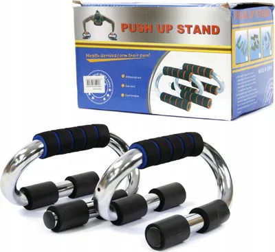 Produktbild von Liegestützgriffe 2er Set - Push Up Bars mit Schaumstoff für effektives Training
