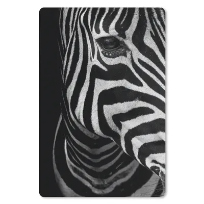 Produktbild von MuchoWow® Mauspad Mousepad Tiere - Zebra - Schwarz - Weiß 18x27 cm - Mousepads - Maus Mat - Pad - Mausunterlage