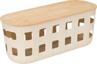 Produktbild von Aufbewahrungskorb mit Bambusdeckel