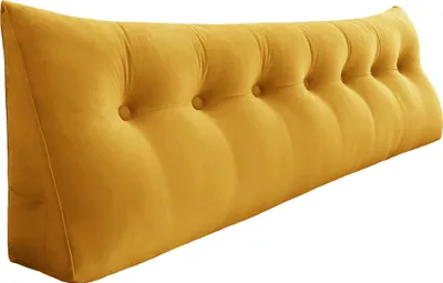 Produktbild von Velký ergonomický polštářek na opěrku hlavy sametový klínový polštářek, polštářek na čtení, klínový polštářek, zádový polštářek, odpočinkový polštářek, dekorativní polštářek