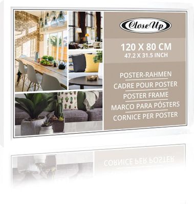 Posterrahmen 80 x 120 cm weiß