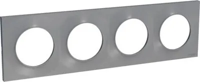 Zdjęcie produktu dla Ramka 4-krotna, aluminiowa Odace S52P708E