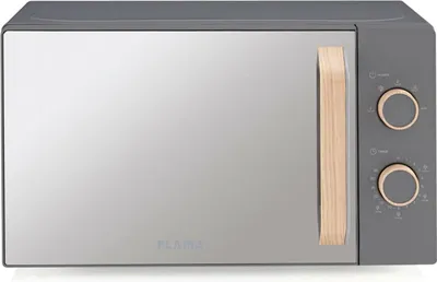 Zdjęcie produktu dla Flama 1832FL, Blat, Mikrofalówka Solo, 20 l, 700 W, Obrotowy, Szary