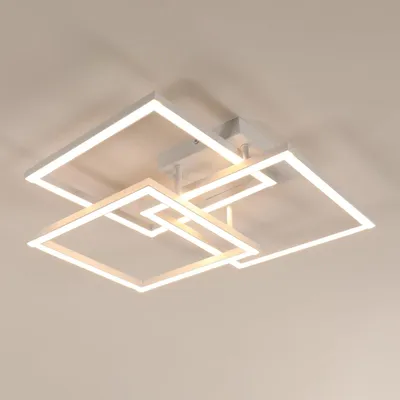 Obrázok produktu pre Stmievateľné LED stropné svetlo s diaľkovým ovládaním, 62 x 62 cm