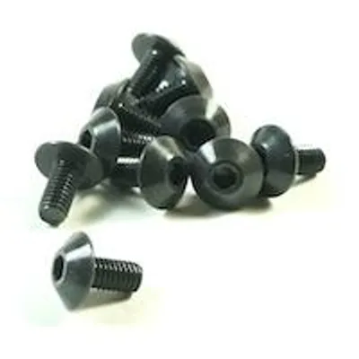 Productafbeelding van Inbusschroef met platte kop, staal, M3x6mm, 10 stuks.