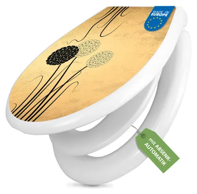 Produktbild von banjado Familien WC Sitz weiß mit Absenkautomatik und Motiv [Montivname] [TDWK 12170]