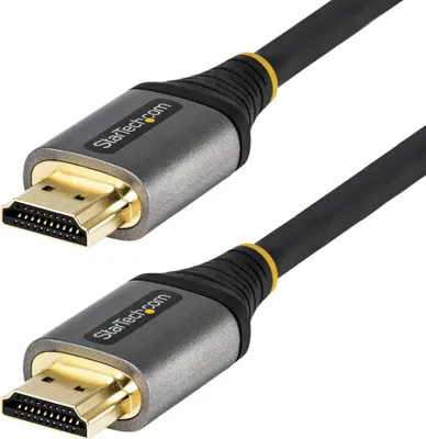 Obrázek produktu pro StarTech.com HDMM21V50CM, 0,5 m, HDMI Typ A (standardní), HDMI Typ A (standardní), 48 Gbit/s, Audio Return Channel (ARC), Černá, Šedá