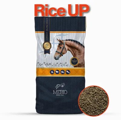 Zdjęcie produktu dla Mebio Rice Up – otręby ryżowe dla koni, 15 kg