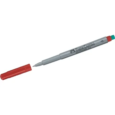 Produktbild von Folienschreiber nonpermanent F rot
