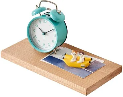 Obrázek produktu pro Ibenzoa® Plovoucí nástěnné police vyrobené ze 100% masivního dřeva – skryté T-podpěry, matný povrch, nosnost až 21 kg, ideální pro obývací pokoje, kuchyně a kanceláře