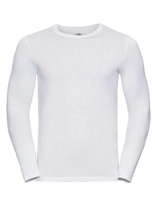 Produktbild von Langarm HD T-Shirt für Herren | ® - Farbe: White - Größe: XS