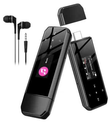 Image de Lecteur MP3 avec Bluetooth, batterie de 250 mAh, couleur noire