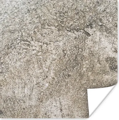 Produktbild von MuchoWow® Poster Zement - Antik - Beton - Grau 75x75 cm - Wand Dekoration