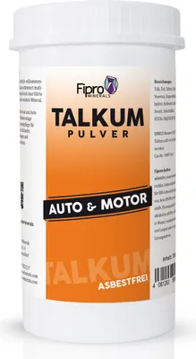 Produktbild von Talkum für Gummipflege Reifenmontage 2x 300g Streudose Asbestfrei & aus 100% Talc Talk, Talkumpuder ohne Zusatzstoffe - für die direkte Anwendung an Schläuchen Dichtungen Manschetten - für alle Fahrzeuge mit Schlauch-Reifen geeignet