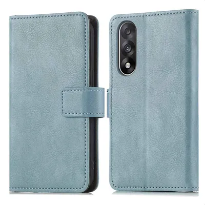 Imagen del producto de Funda Tipo Libro de Lujo para OnePlus Nord 5 - Azul claro