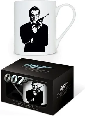 Produktbild von James Bond - Kaffeebecher "The Name Is" PM2276 (Einheitsgröße) (Weiß/Schwarz)