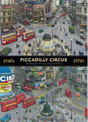 Immagine prodotto di GIBSONS Puzzle Piccadilly Circus attraverso i decenni 1000 pezzi