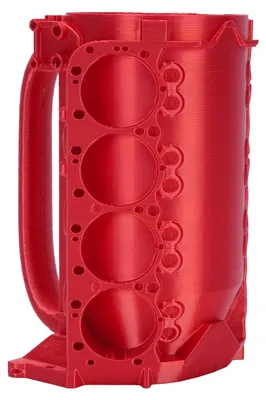 Image de Engine Block Can Mug for Car Lovers ABS Insulated Unique Coffee Tea Mug for Man Mechanic Birthday Gifts Red