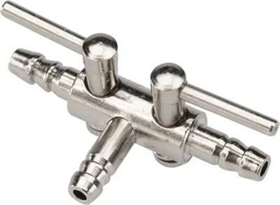 Produktbild von Europet Bernina 2/3 Wegehahn Metall für Luftschlauch