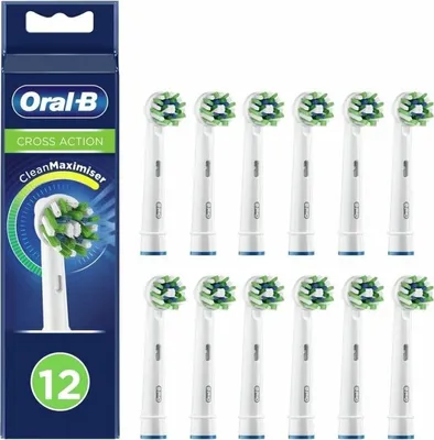 Produktbild von Oral-B CrossAction Cross Action Clean Maximizer 12er FFS, 12 Stück(e), Weiß, 3 Monat( e), CleanMaximiser, Oral-B, 83,39 g