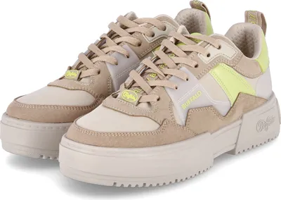 Produktbild von Buffalo Rse V2 - Sneaker Low - Vegan Nubuck - Beige / Lime Kunstleder Größe: 41 Normal