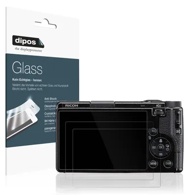 Immagine prodotto di 2x Pellicola Protettiva per Ricoh GR IV Protezione Vetro Flessibile 9H dipos