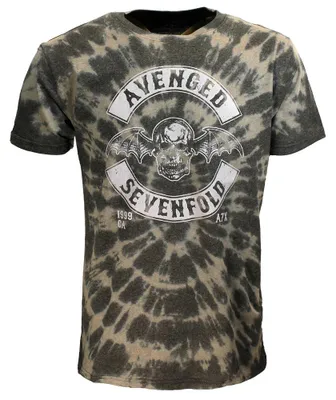 Immagine prodotto di Maglietta Avenged Sevenfold a7x Deathbat Crest Dip Dye – Merchandising ufficiale - XL