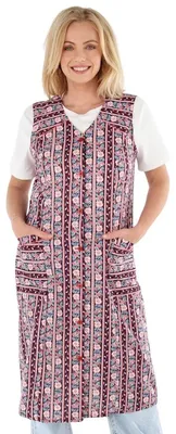 Produktbild von Elzusha – Kochschürze aus Baumwolle mit Knöpfen und 2 Taschen