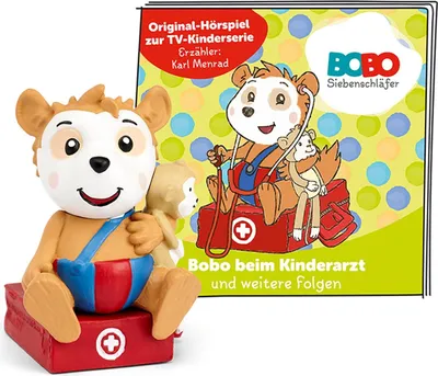 Produktbild von Tonies Hörfigur 01-0167 - Bobo Siebenschläfer - Bobo beim Kinderarzt und weitere Folgen -