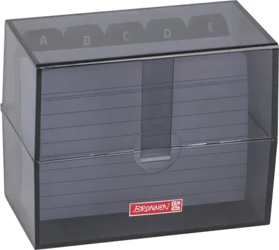 Produktbild von BRUNNEN Karteibox A7 gefüllt onyx