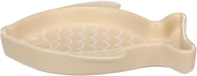Obrázek produktu pro Miska na krmení a pití pro plameňáky Fishie béžová