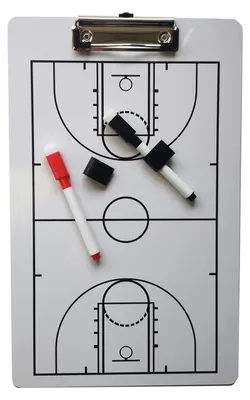 Produktbild von Omgoods – Taktiktafel für Fußball mit Stiften – Doppelseitiges Trainingsgerät für Basketball und Fußball